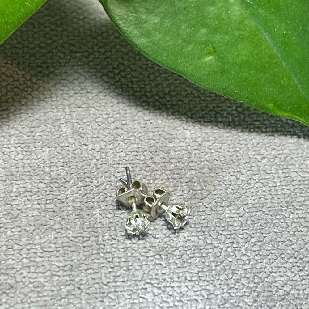 Elegant Silver Stud Earrings